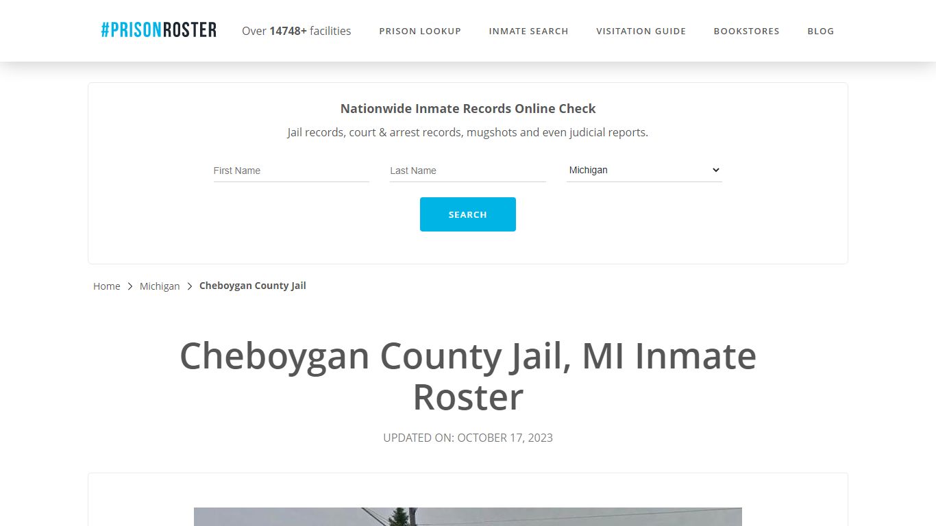 Cheboygan County Jail, MI Inmate Roster - Prisonroster